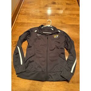 Woman’s Nike  MU Mizzou zipper jacket size large